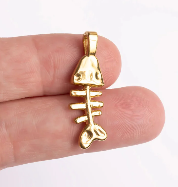 Fish Bone Charm