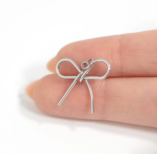 Thin Bow Charm