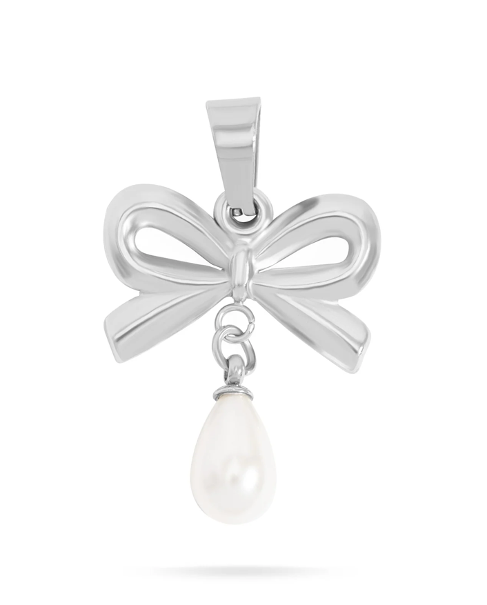 Freshwater Pearl Bow Charm