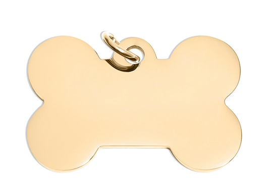 Pet Tag - Bone LARGE 2"