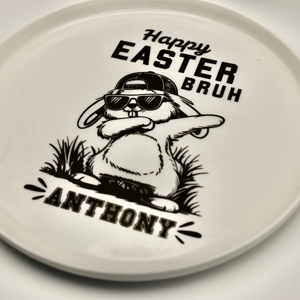 Happy Easter Bruh Plate