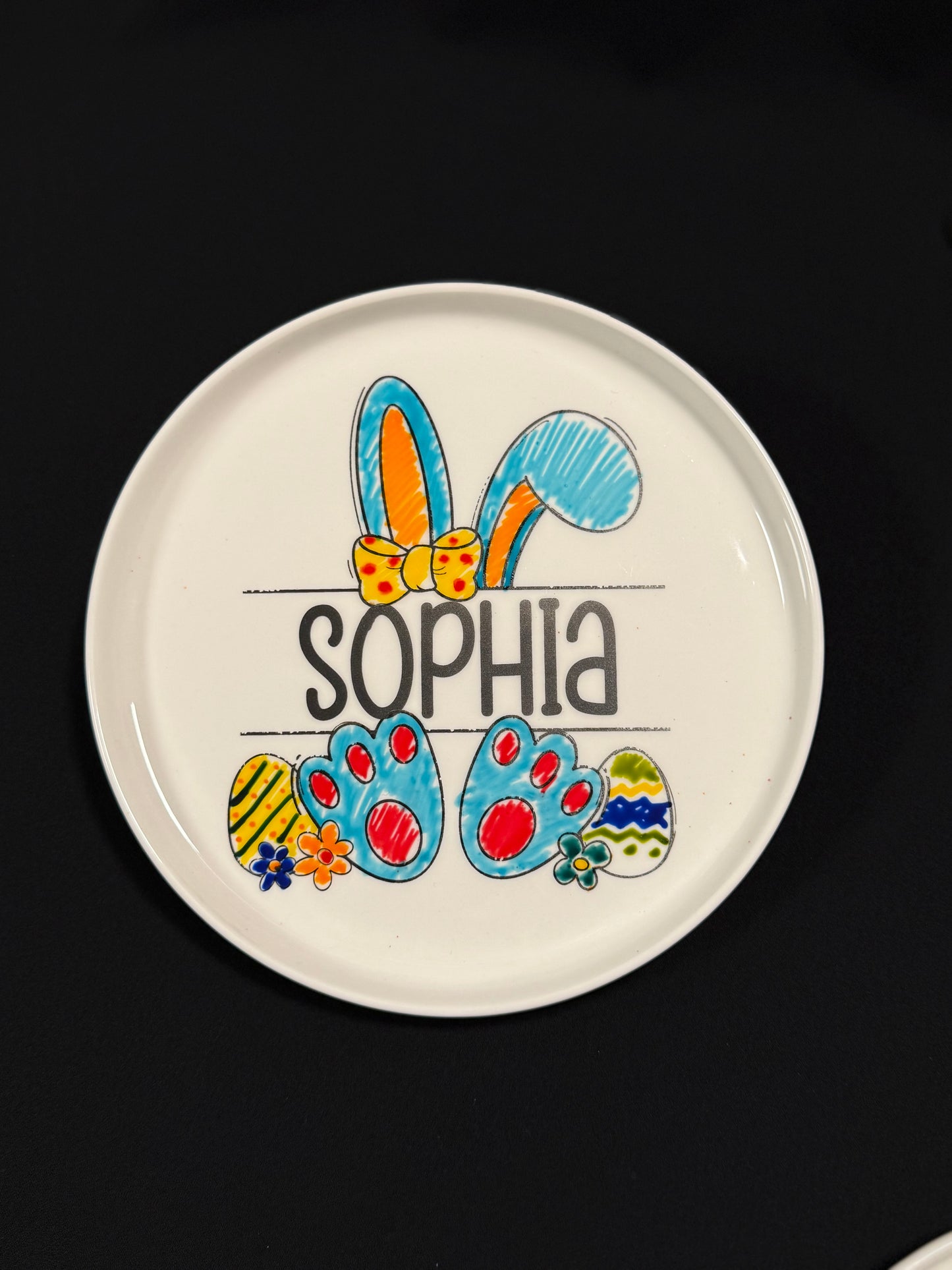 Easter Plate Bunny Ears