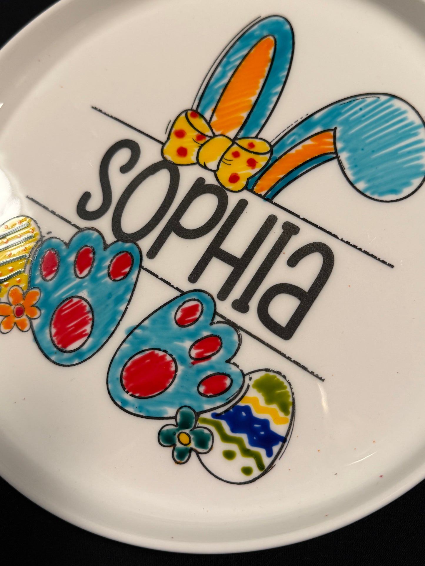 Easter Plate Bunny Ears