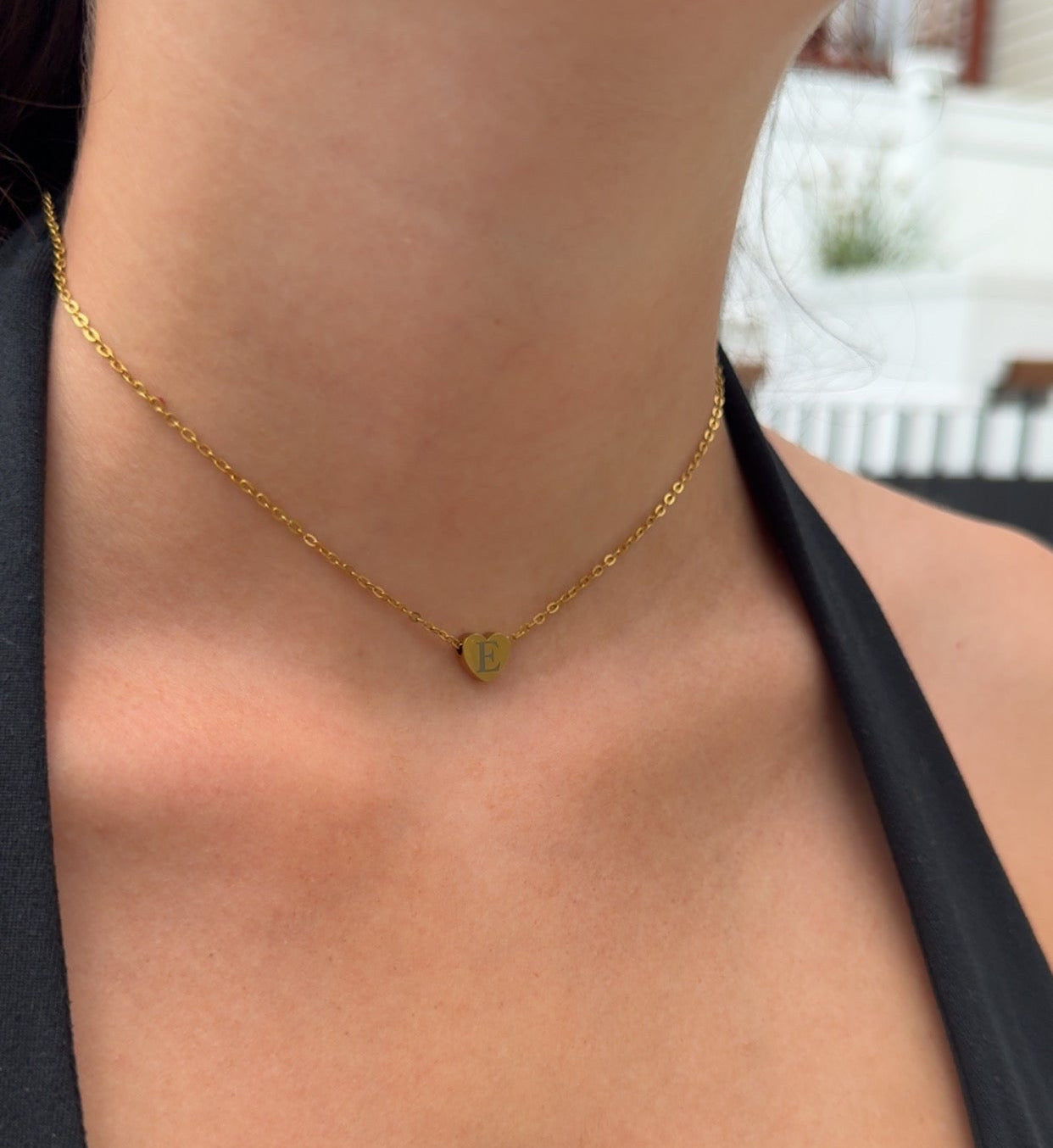 Loop Chain Lariat Back Necklace