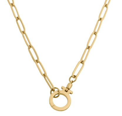Circle Carabiner Necklace