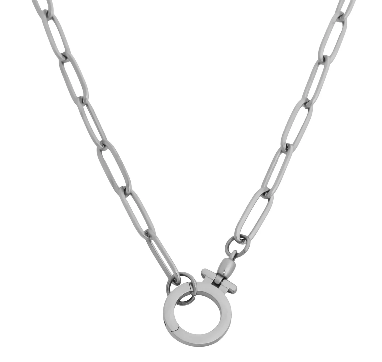 Circle Carabiner Necklace