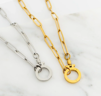 Circle Carabiner Necklace