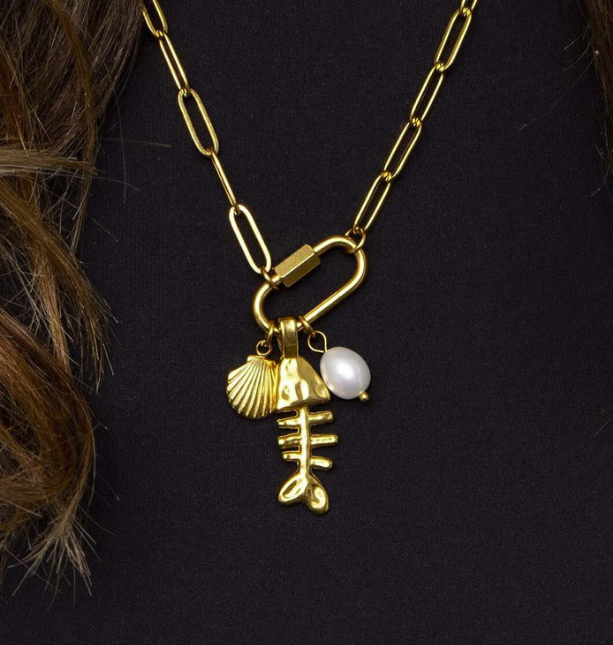 Fish Bone Charm