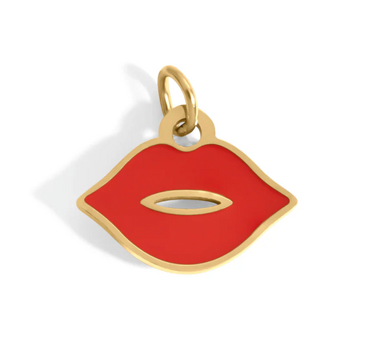 Red Lips Charm