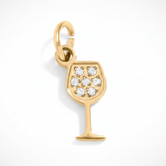 Wine Glass Charm