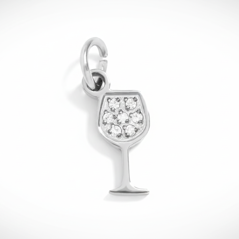 Wine Glass Charm