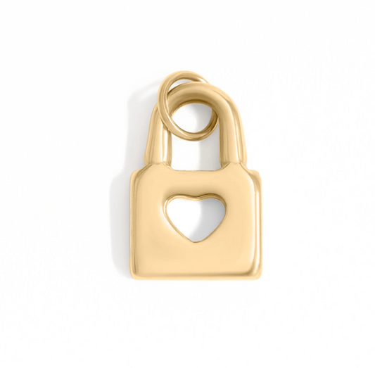 Padlock with Heart Charm