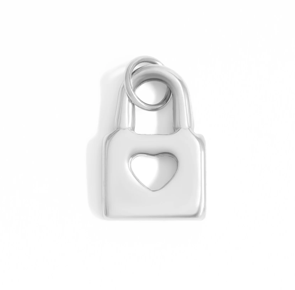 Padlock with Heart Charm