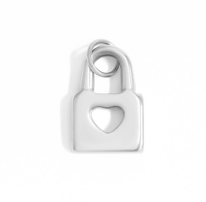 Padlock with Heart Charm