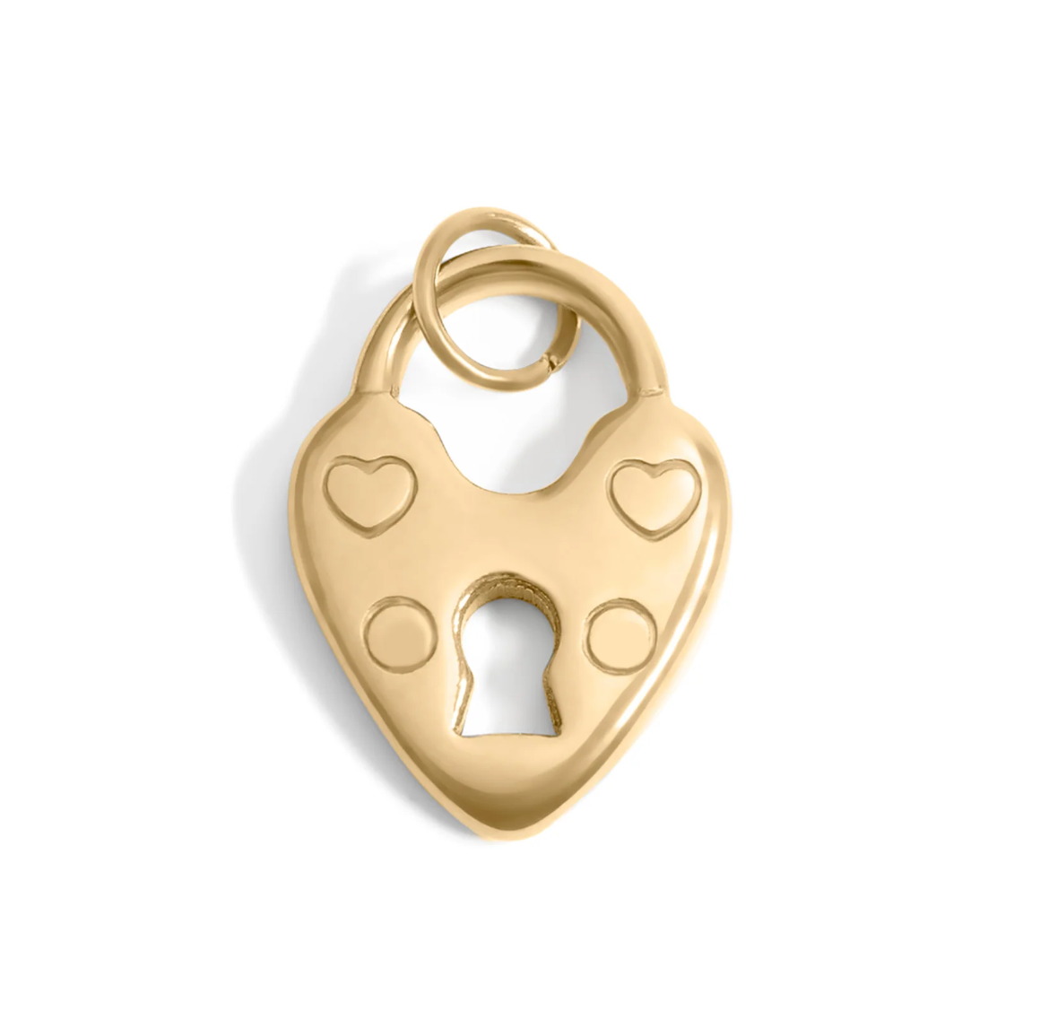 Vintage Heart Lock Charm