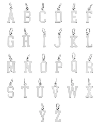 Letter Pendants
