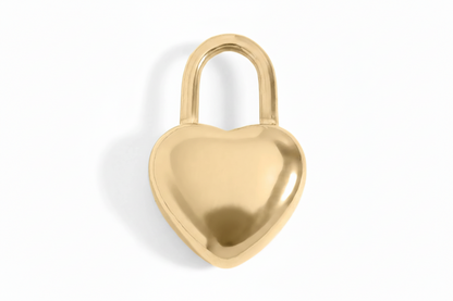 Heart Padlock Charm