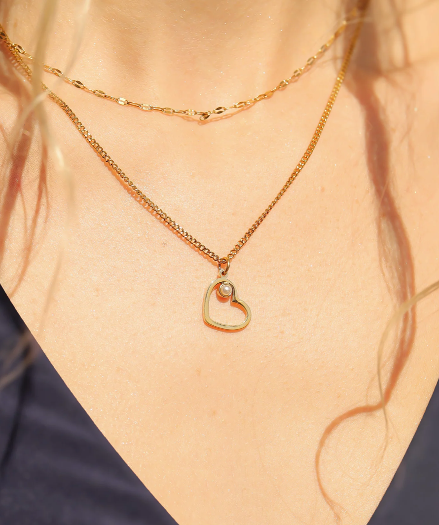 Birthstone Heart Charm