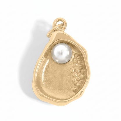 Shell with Pearl Charm