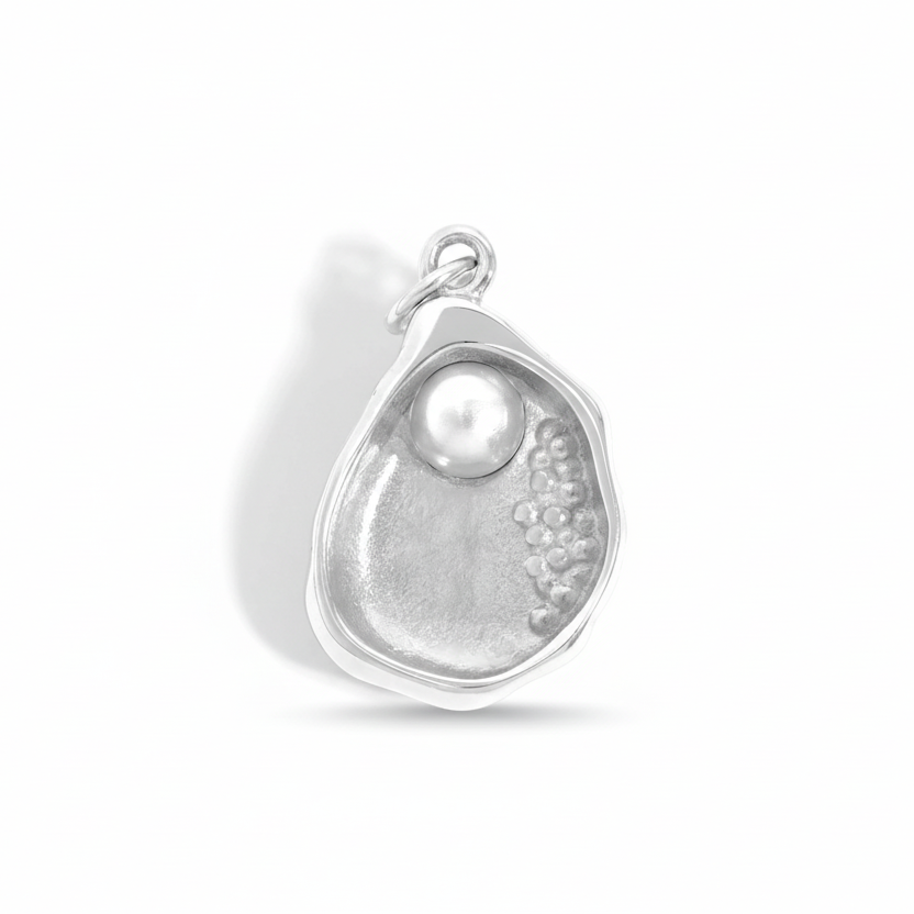 Shell with Pearl Charm