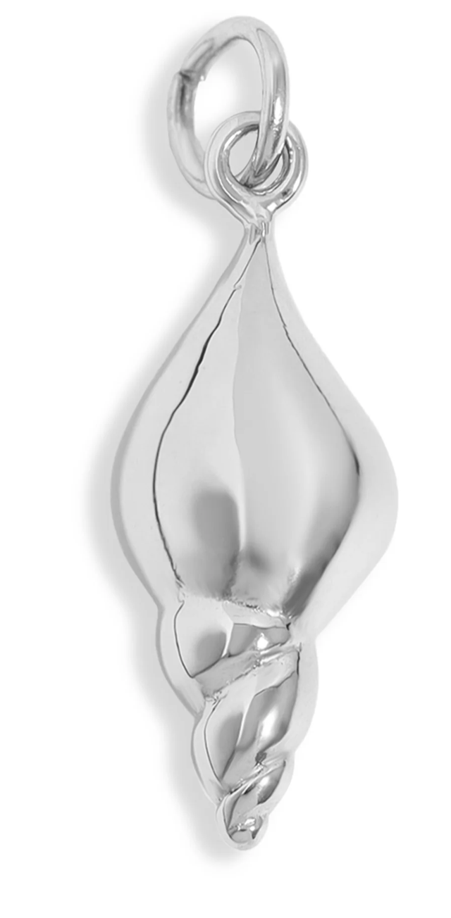 Conch Shell with Pearl Charm