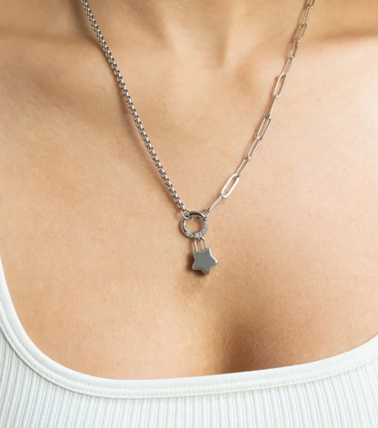 Star Padlock Charm