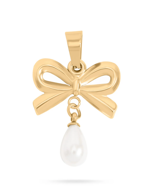 Freshwater Pearl Bow Charm
