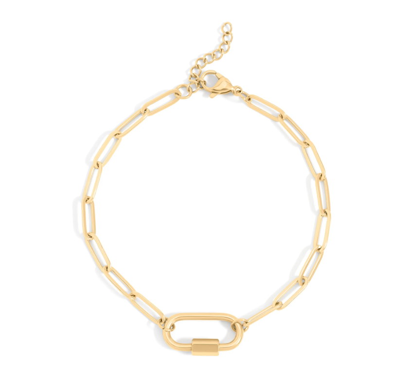 Paperclip Carabiner Bracelet
