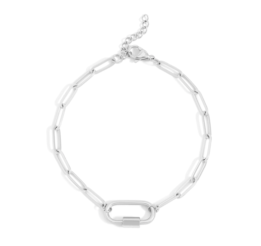 Paperclip Carabiner Bracelet