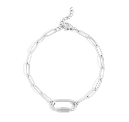 Paperclip Carabiner Bracelet