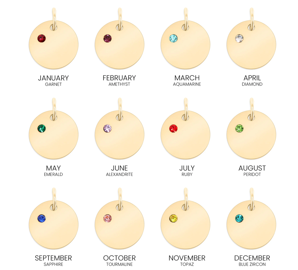 Birthstone Charm