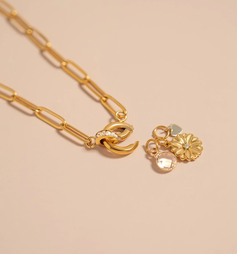 Carabiner Charm Necklace