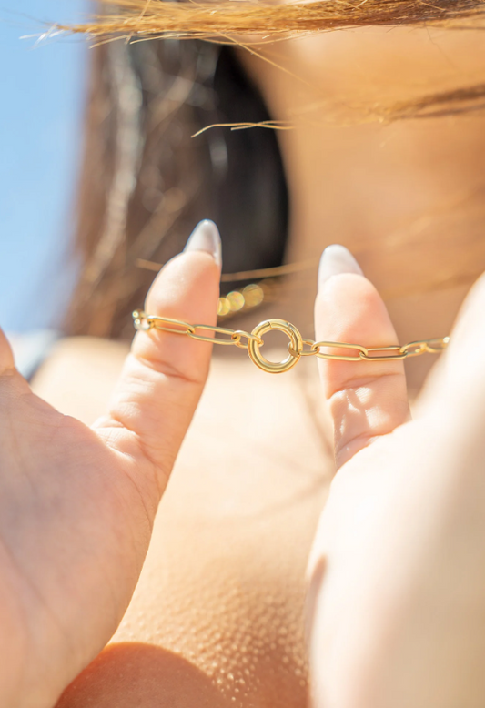 Paperclip Charm Necklace