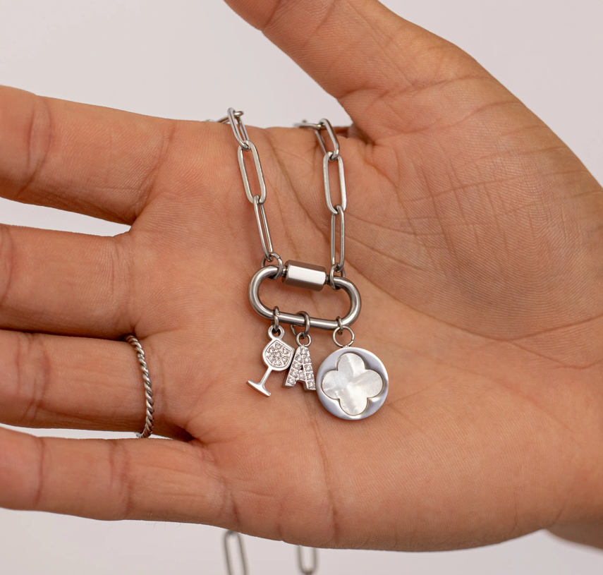 Paperclip Carabiner Necklace