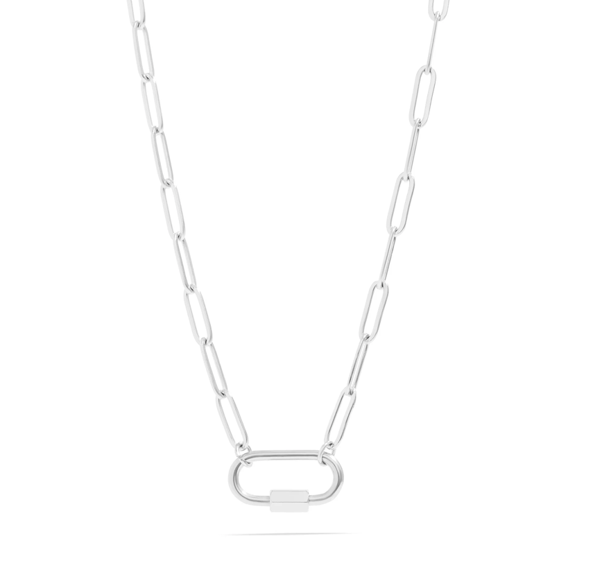 Paperclip Carabiner Necklace