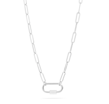 Paperclip Carabiner Necklace