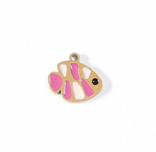Multi-Color Fish Charm