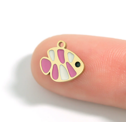 Multi-Color Fish Charm