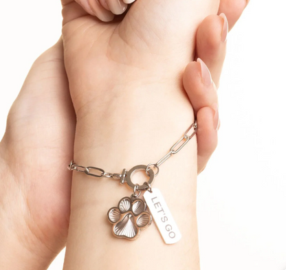 Paperclip Charm Bracelet