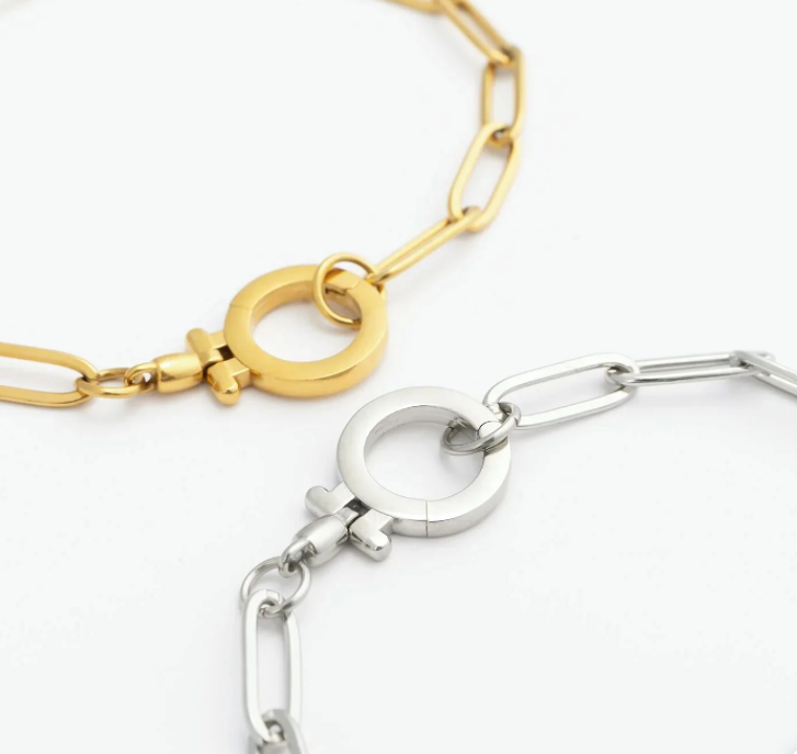 Paperclip Charm Bracelet