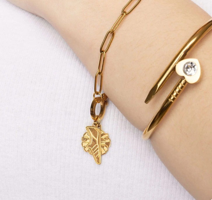 Paperclip Charm Bracelet