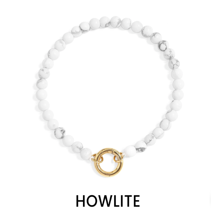 Natural Stone Charm Bracelet