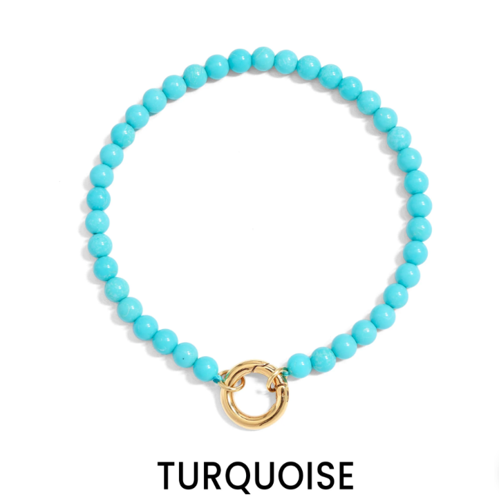 Natural Stone Charm Bracelet