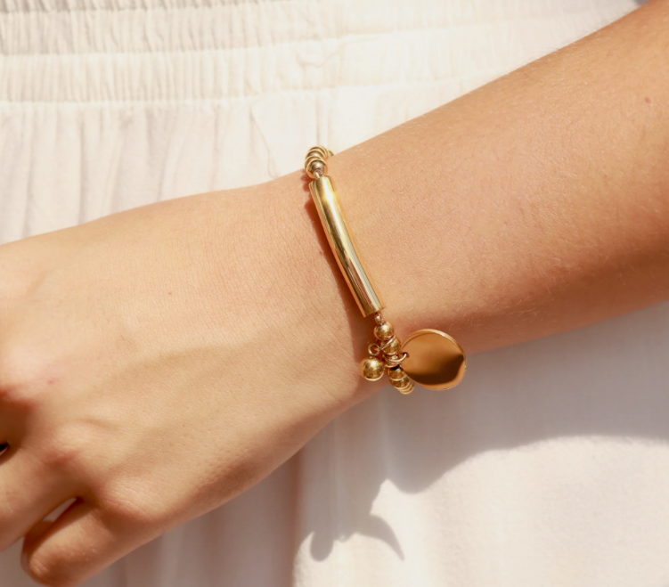 Beaded Charm Bracelet