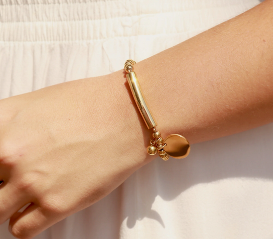 Beaded Charm Bracelet