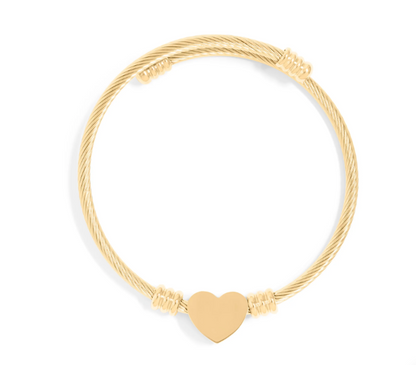 Heart Cuff Bracelet