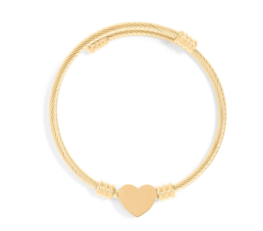 Heart Cuff Bracelet