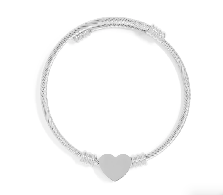 Heart Cuff Bracelet