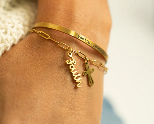"Faith" Charm