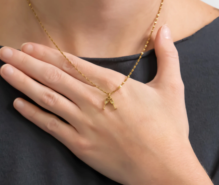 Champagne Cheers Charm